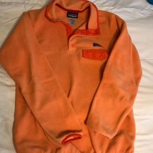 Orange Patagonia pullover